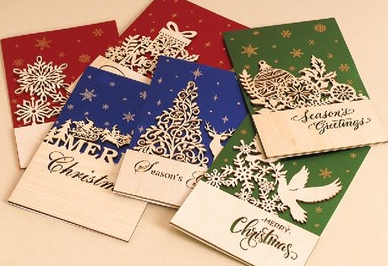 激光雕刻賀卡，把最美好的祝福帶給您