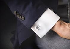 激光打標(biāo)袖扣 舉手投足間的風(fēng)采